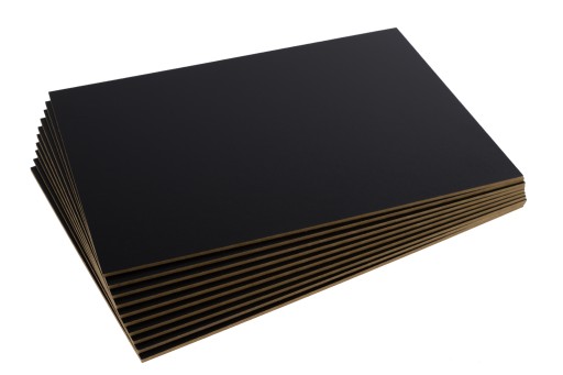 10x HDF Black - 3mm - A4 297x210mm - rezanie laserom