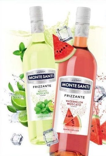 MONTE SANTI FRIZZANTE VODOVÝ MELÓN víno 0% 750ML