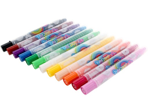 Krútené olejové pastely, 12 farieb Colorino