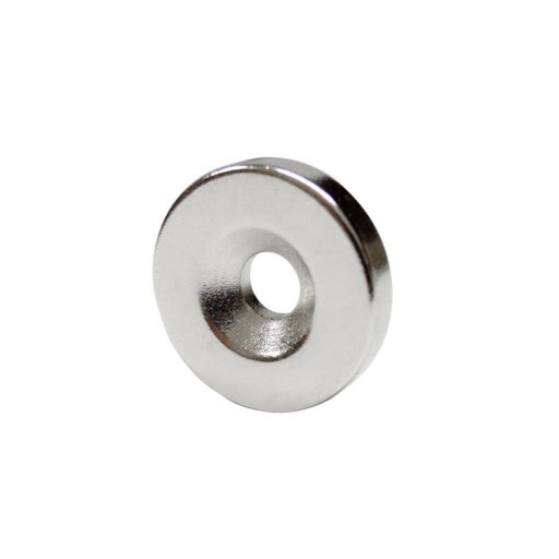 Neodymový magnet 20x3 krúžok s 5mm otvorom
