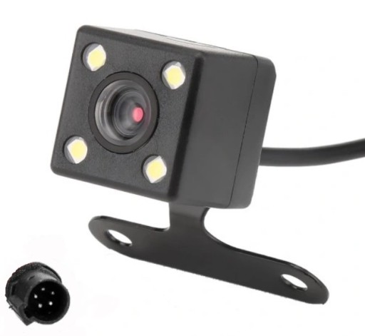 CÚVACIA KAMERA 4 LED PRE VIDEOREKORDÉR 5 PIN