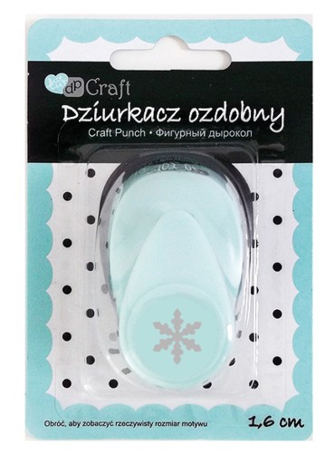 Ozdobná dierovačka 1,6 cm snehová vločka