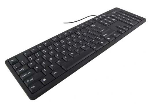 KÁBLOVÁ KLÁVESNICA TITANÁ. ŠTANDARDNÉ USB