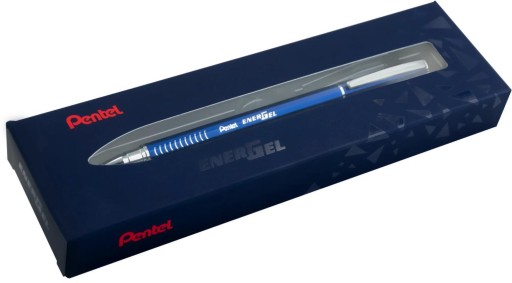 PENTEL EnerGel BLN455 modré kovové gélové pero