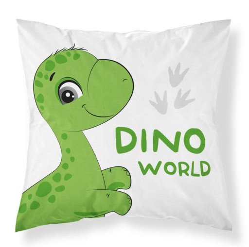 MAYA MOO obliečka na vankúš Dinosaury 40 x 40 cm zelená (4285A2)