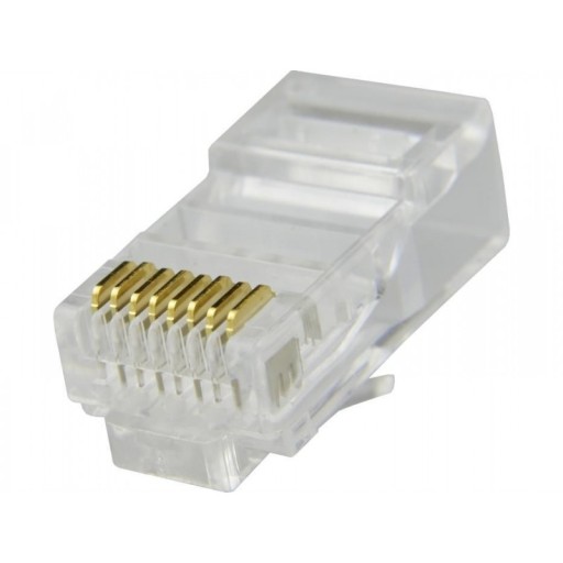 Telefónna zástrčka 8p8c RJ45 Cat.6 pre drôt