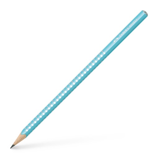 Ceruzka Sparkle Pearl Faber-Castell B, tyrkysová