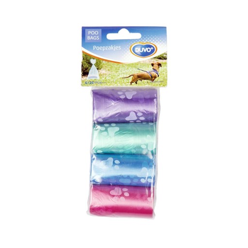 Odpadové vrecia Duvo+ 4 rolky x 20 ks - v Paws
