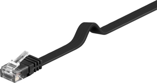 5m LAN kábel Internet CAT 6 Flat Black Slim
