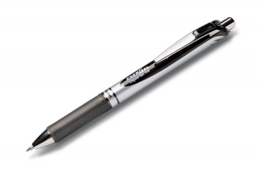 Energel Pentel guľôčkové pero 0,7 mm, čierne, 0,7 mm