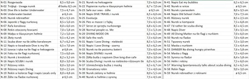 Nálepka s potápačom v dúhových farbách