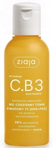 ZIAJA VITAMÍN C.B3 NEDENNÉ KYSELNÉ TONIKUM 1%