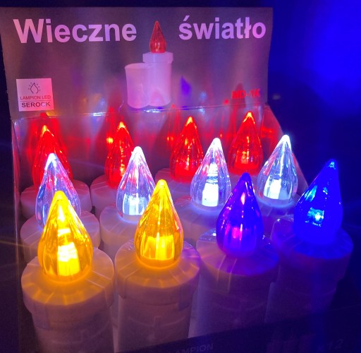 SVIEČKOVÁ VLOŽNÁ LAMPA LED LAMPA NA SVIEČKU 90h