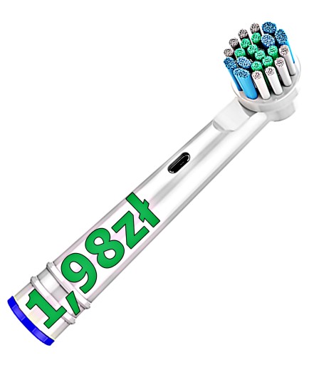 TIPY hlavica na ZUBNÚ KEFKU ORAL-B