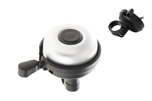 ALU KANDS ZVON NA KID BICYKEL 45MM STRIEBORNÝ