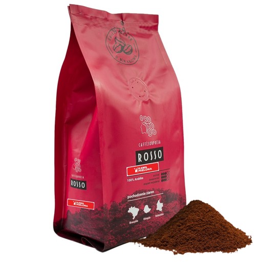 SORPRESSA ROSSO - 100% ARABICA mletá káva 250g