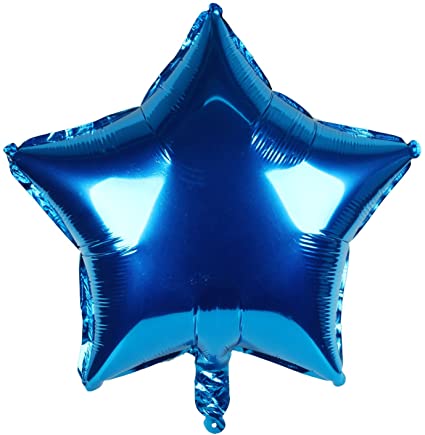Balón priamo z neba Námornícka modrá hviezda 45 pre hélium