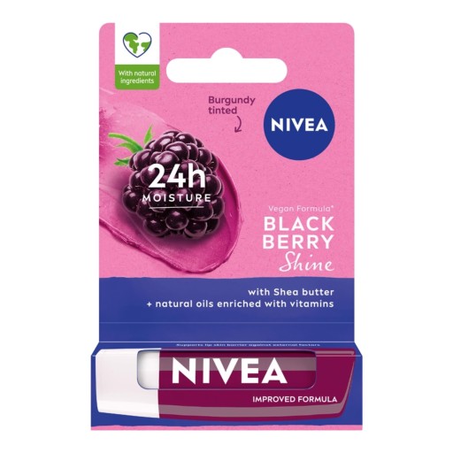 NIVEA OCHRANNÝ RUŽ BLACKBERRY SHINE