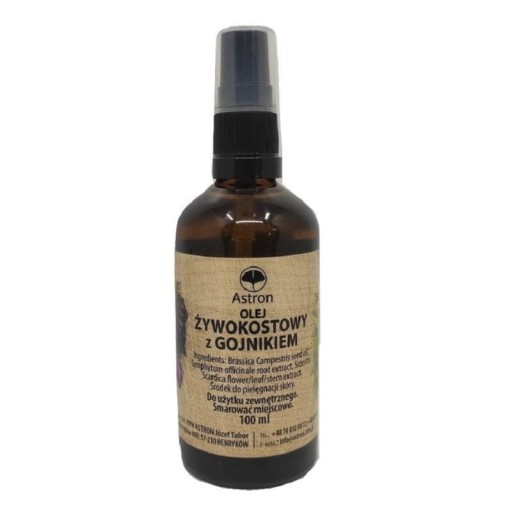 Kostihojový olej s kostihojom 100ml Astron