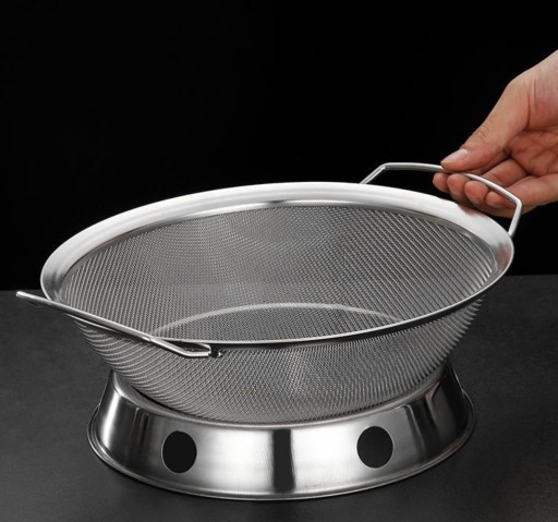 Oceľový stabilizačný krúžok 25 cm pod wok alebo hrniec s okrúhlym dnom