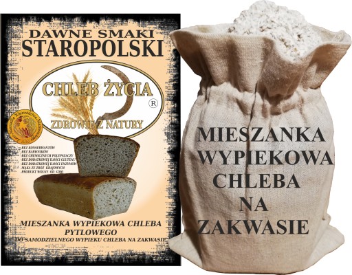ZMES NA PEČENIE STARÉHO POĽSKÉHO ŽIVOTNÉHO CHLEBA 1,00 kg