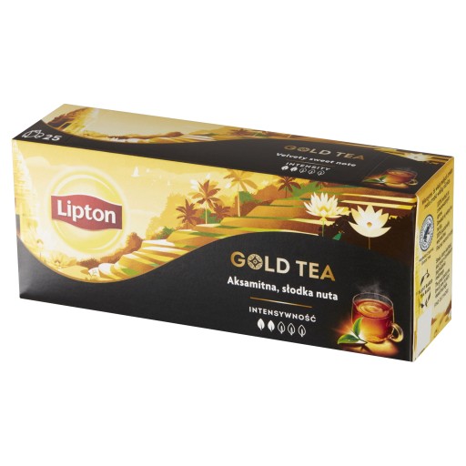 Lipton GOLD čierny expresný čaj 25 sáčkov, 37,5g