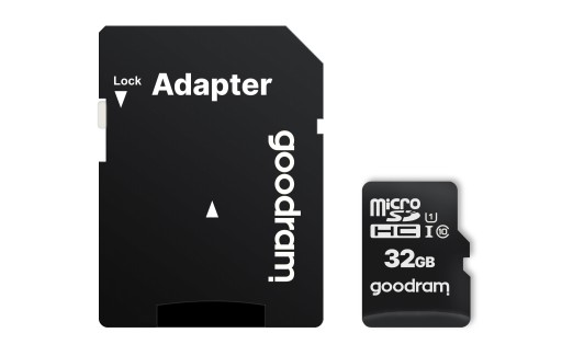 Goodram 32GB CL10 micro SDHC karta + SD adaptér