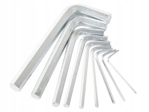 SÚPRAVA IMUMISTICKÝCH KĽÚČOV 9 PRVKOV, VEĽKOSTI KS 1,5 - 10 MM, UNIVERZÁLNE