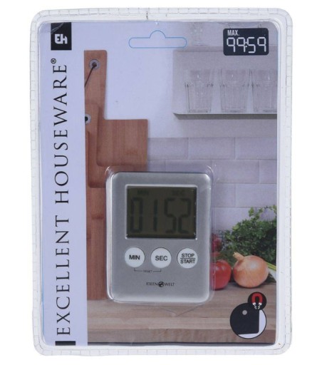 ELEKTRONICKÝ KUCHYŇSKÝ ČASOVAČ S MAGNETOVÝM PRESNÝM ČASOVAČOM