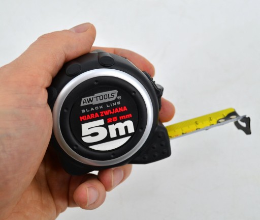AWTOOLS ROLLING MEASURE ABS TPR 3m/ 16mm AWBL25422