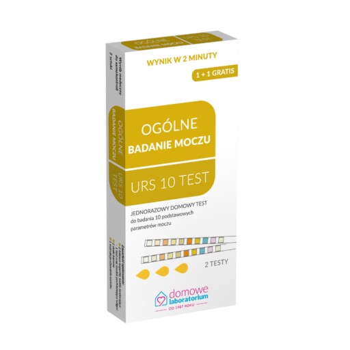 Hydrex Všeobecný test moču URS 10- Home Lab - 2 kusy