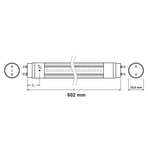 LED žiarivka G13 T8 8W 900lm 6500K 60cm OSRAM
