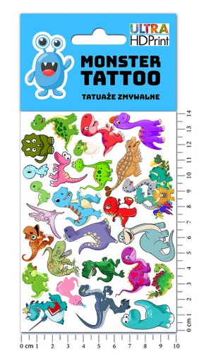 UMÝVAJÚCE DOČASNÉ TETOVANIE PRE DETI DETI DINOSAURY ORIGINÁLNE DIZAJNY