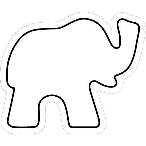 Vykrajovačka na sušienky Zoo Elephant Elephant 1