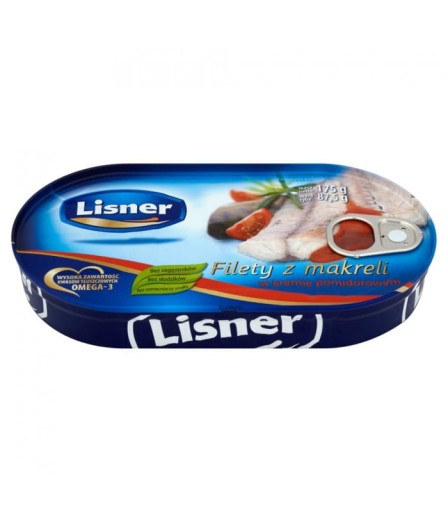Lisner Filety z makrely v paradajkovej omáčke 175 g