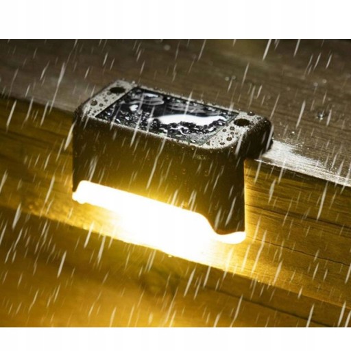 SOLÁRNE ZÁHRADNÉ SCHODISKO LED PRE TERASU VODOTĚSNÉ 4KS