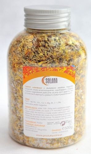 Kryštálová kúpeľová soľ nechtíková fľaša 500g