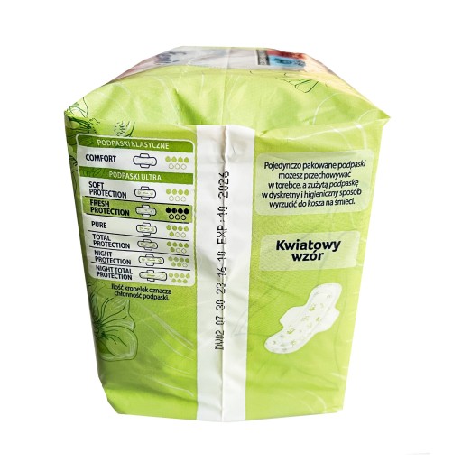 FEMINA ULTRA FRESH OCHRANNÉ SANITÁRNE VLOŽKY 20KS NORMÁLNY MÄKKÝ POVRCH
