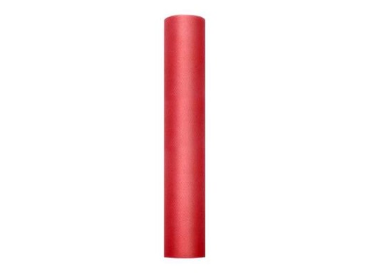 Tyl na cievke 30 cm x 9 m ČERVENÁ svadobná