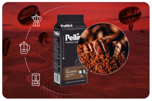 Pellini Espresso n'1 Vellutato 250g mletá káva