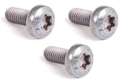 3x TORX SKRUTKA NA ŠOŠOVKU M6X15 OE VAG