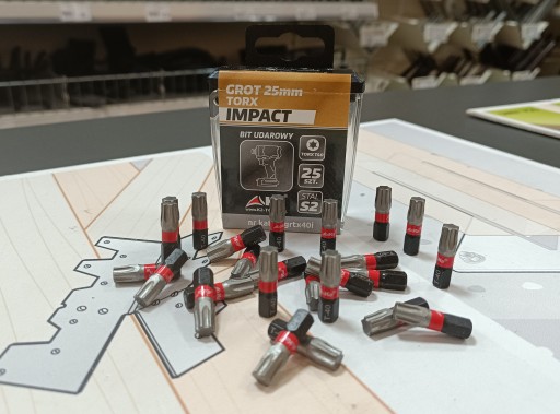 Nárazový hrot bitu pre skrutkovač K2 Impact TX40 TORX T-40 S2 25mm
