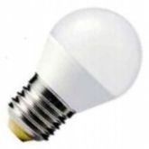 E27 LED G45 žiarovka MINI guľa 6W malá 500Lm STUDENÁ biela 6400K CW