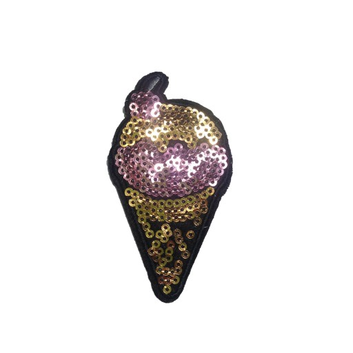 Termo aplikácia ICE CREAM iron patch lips rúž