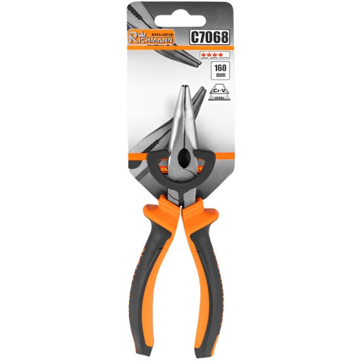 PROFI RICHMANN C7068 OHNUTÉ POLOKRUTÉ KLIEŠTE 160 mm