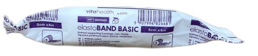 NÁVRH ELASTOBAND ZÁKLADNÁ PLETENÁ BANDÁŽ NOSNÁ PLETENÁ PÁSKA 5cm x 4m