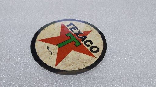 NÁLEPKA STARÁ NÁLEPKA LOGA TEXACO 8 x 8 cm