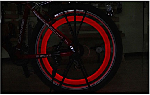 SÚPRAVA 2 KUSOV LED LAMPY NA BICYKEL