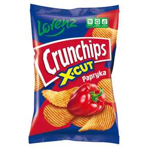 CRUNCHIPS X-CUT PAPRIKOVÉ ČÍPKY 140G