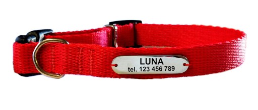 Kovový identifikačný odznak na prišitie/prinitovanie